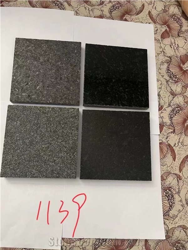 High Quality Yixian Black Granite Slabs