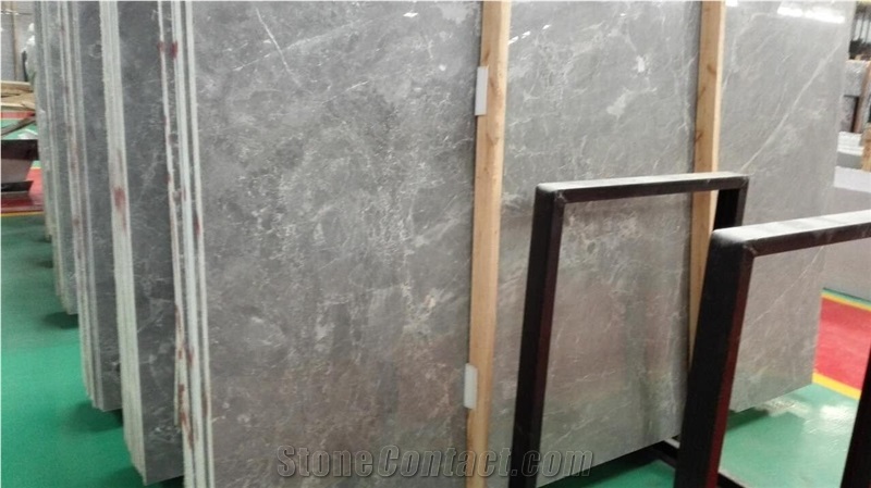 Silver Gray Marble, Silver Sable Marble Slabs