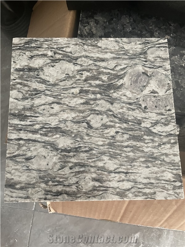 New Quarry G4118 Spray White Sea Wave Granite Slabs