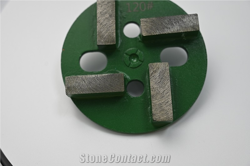 BTS-08 Trapezoid Diamond Grinding Plate Segments Metal Pad