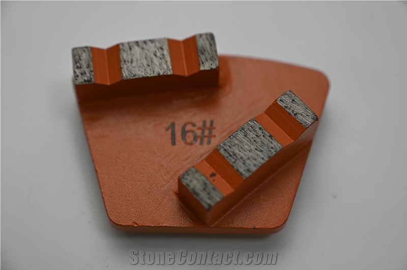 BTS-18 Trapezoid Diamond Tools Concrete Floor Grinding Pads