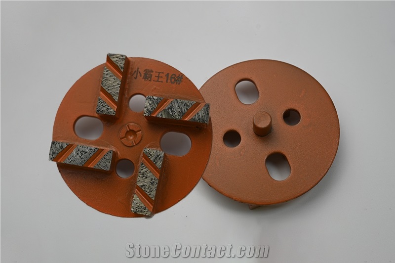 BTS11 4 Bar Segments Concrete Diamond Metal Polishing Pads