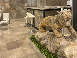 Erey Grey Marble Slabs, Tiles