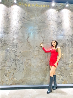 Grigio Aurora Marble Slabs And Tiles