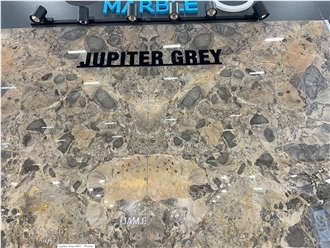 Jupiter Gray Marble Slabs, Tiles