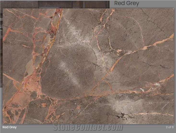 Red Grey Marble Slabs And Tiles