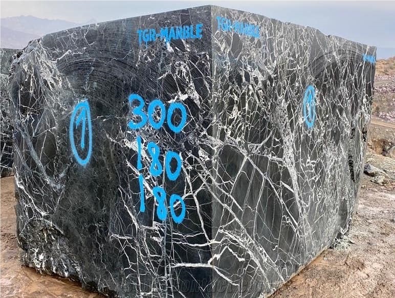 Verde Levanto Marble Blocks