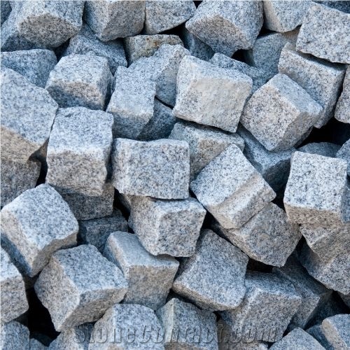 Gray Granite Cobblestone