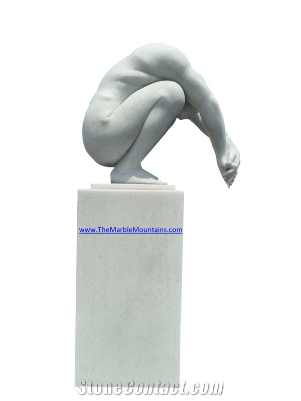 Viet Nam Marble Abstract Sculpture- Tu Hung Stone Arts