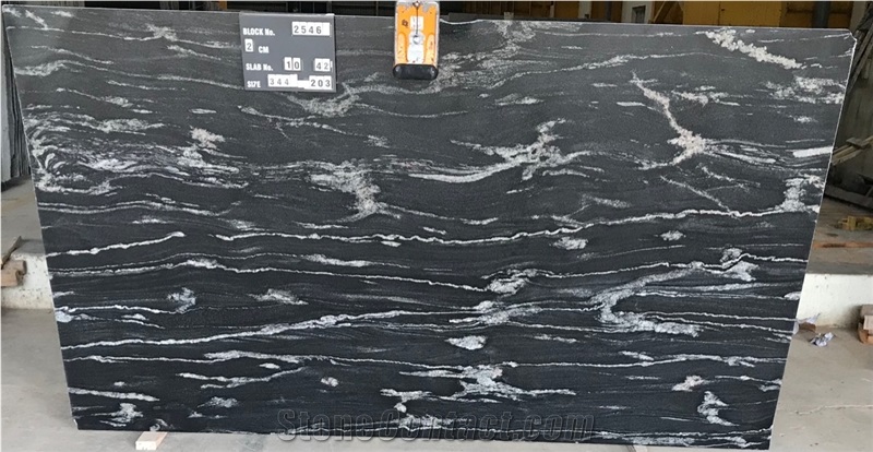 New Fusion Black Granite Slabs