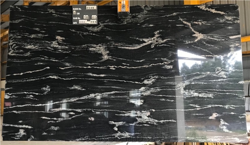 New Fusion Black Granite Slabs
