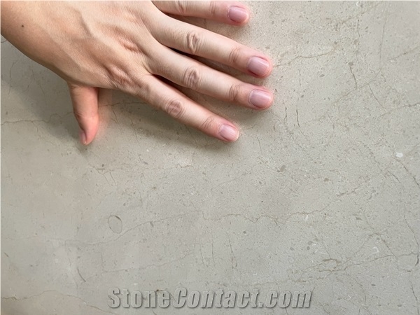 Crema Marfil Marble Slab Floor Tile