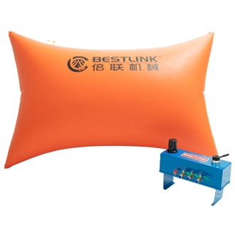 Red Polymer Marble Block Push Air Bag For Various Quarry