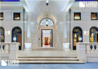 Moleanos Beige Limestone Columns