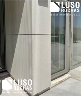 Moleanos Beige Limestone Facade