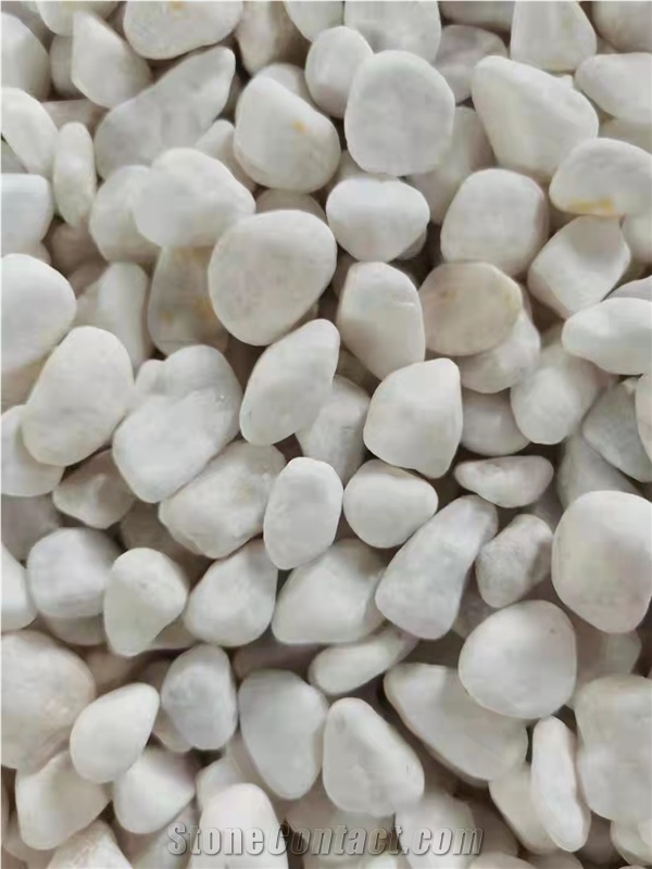 Hawaiian Style Series White Pebble Stone