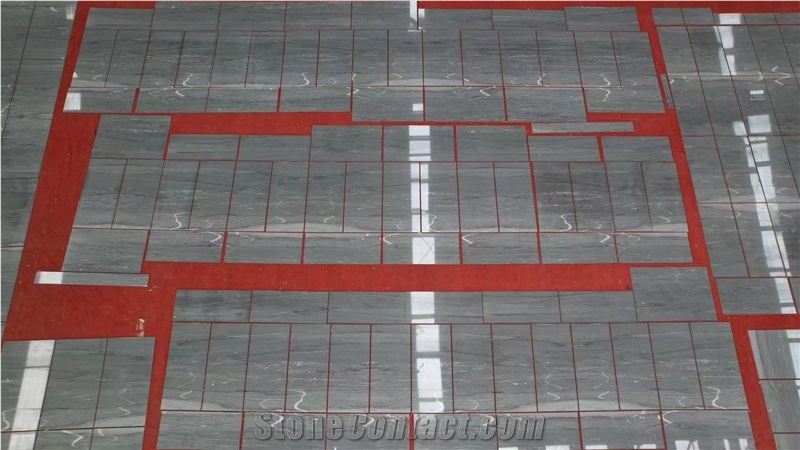 China Blue Sands Marble Polished Floor Tile