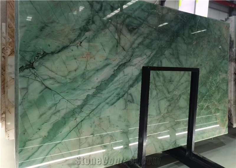 Luxury Polished Da Vinci Green Quartzite Slabs