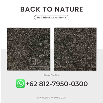 Bali Black Lava Wall Tiles