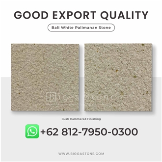 Bali White Palimanan Textured Wall Tiles