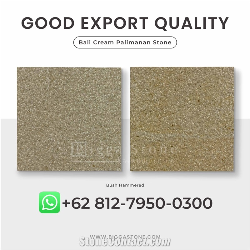 Cream Palimanan Sandstone Wall Tiles