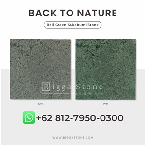 Sukabumi Green Zeolite Swimming Pool Coping Tiles