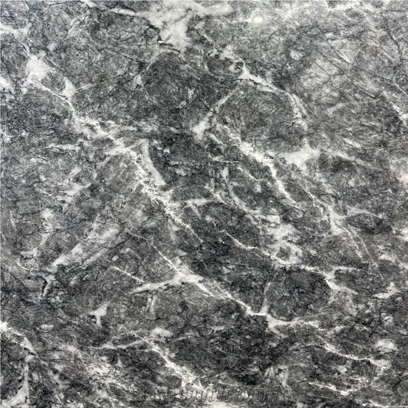 Cloudy Black Marble 