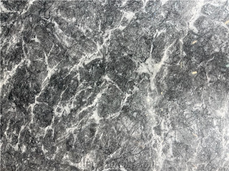 Cloudy Black Marble Finished Product