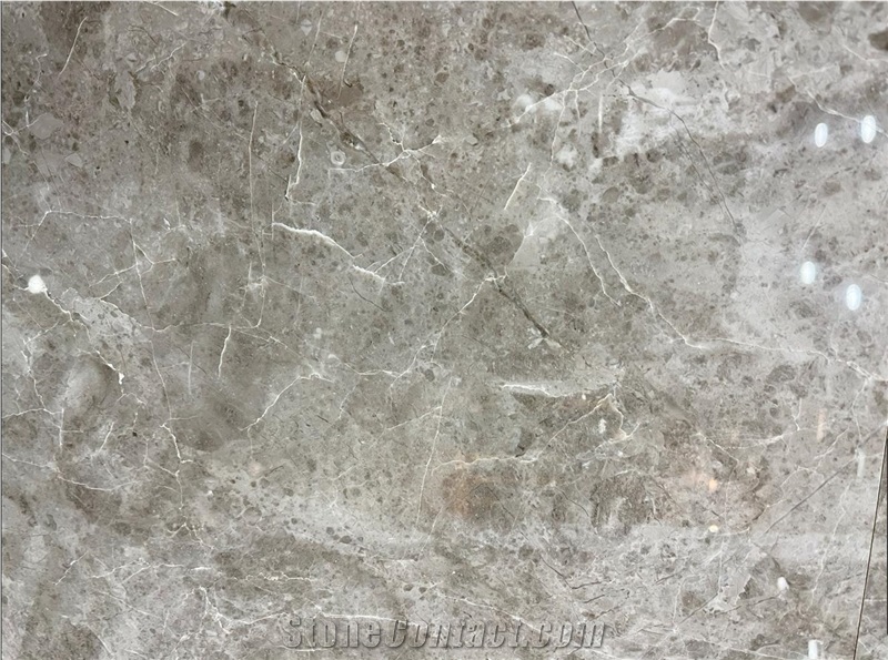 Cloudy Gray Marble Slab