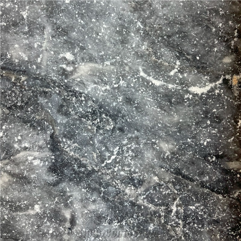 Ice Blue Grey Marble 