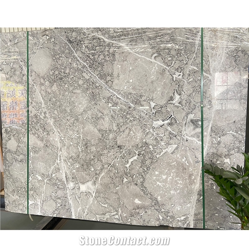 Athena Grey Marble Slab Tiles