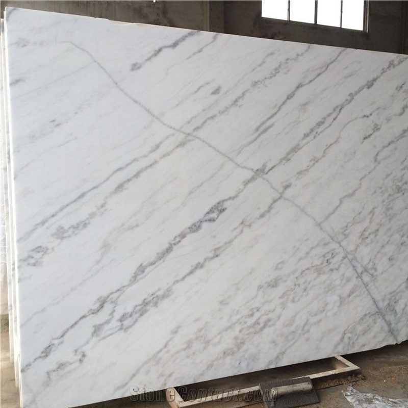 Guangxi White Marble Slab Floor Tile