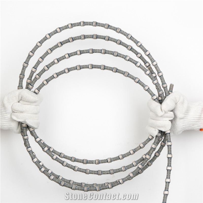 Diamond Wire-Saws For Granite Block Squaring And Profiling