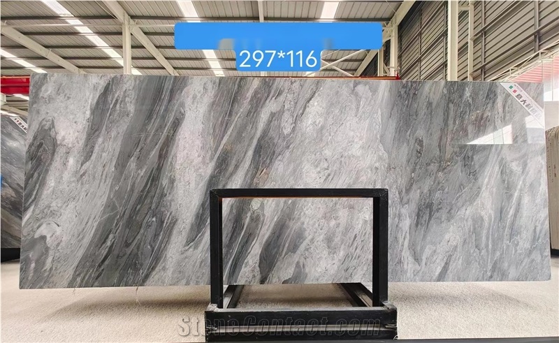 Beautiful Florence Grey Marble Slabs Natural Stone