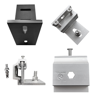 Aluminium Dry Hanging System Undercut Anchor For Facades