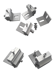 Stone Cladding Brackets Aluminium Alloy For Roof Panel