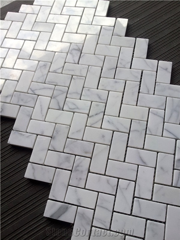 Decoration Rhombus Shape Mosaic Tiles For Hotel