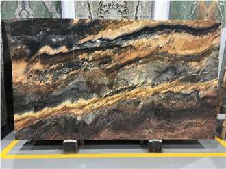Jacaranda Oro Quartzite Slab Exotic Slabs