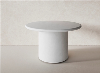 Newstar Interior Decor White Round Marble Dining Room Table