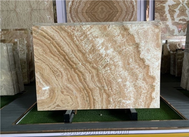 Peacock Jade Onyx Slab For Wall Panel Tiles