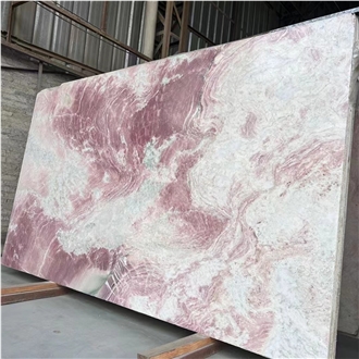 Rosy Fusion Marble Pink Marble Slabs
