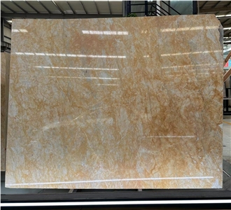 Van Gogh Golden Marble Slab For Interior Decoration Tiles