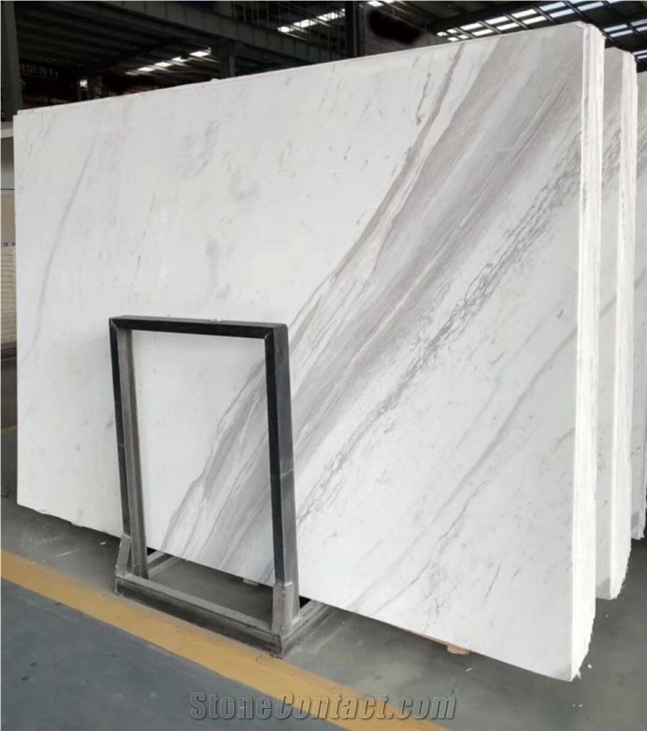 Volakas Imperial Jazz White Marble Polished Slab Tiles