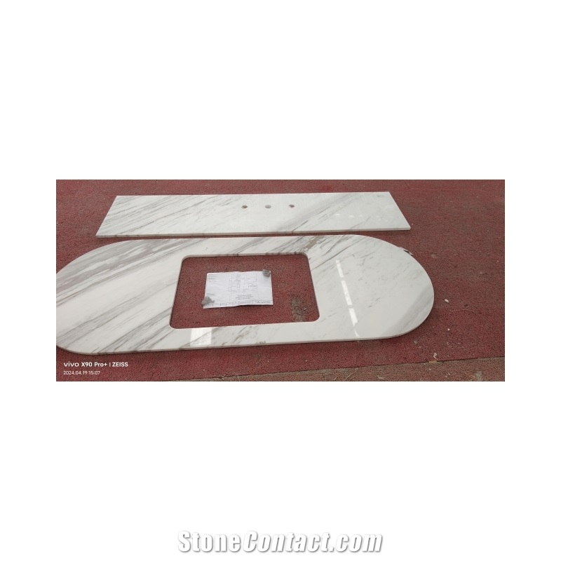 Volakas White Master Bathroom Top Bath Top