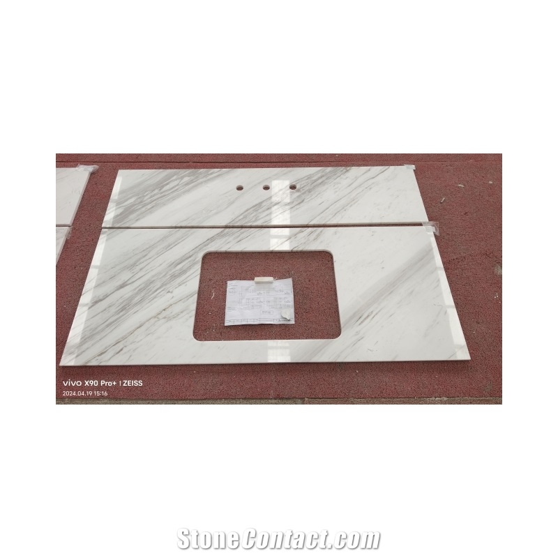 Volakas White Master Bathroom Top Bath Top