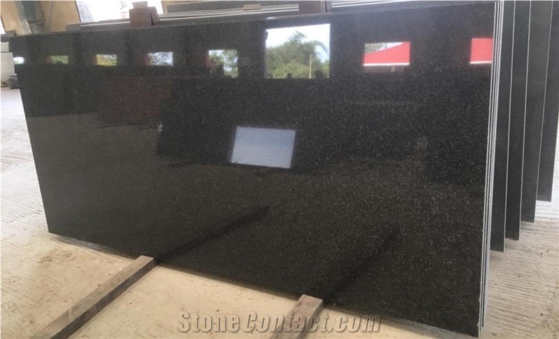 Royal Black Granite M13 Tiger Black Granite Slabs