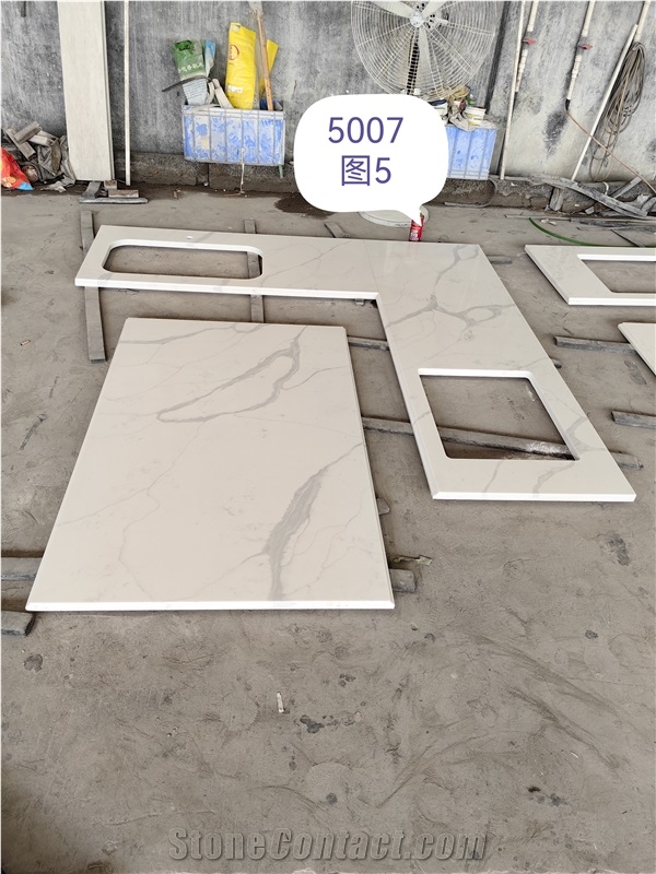 Artificial Stone 5007 Quartz Kitchen Countertops