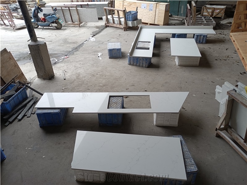 Artificial Stone Venatino White Quartz Artificial Stone