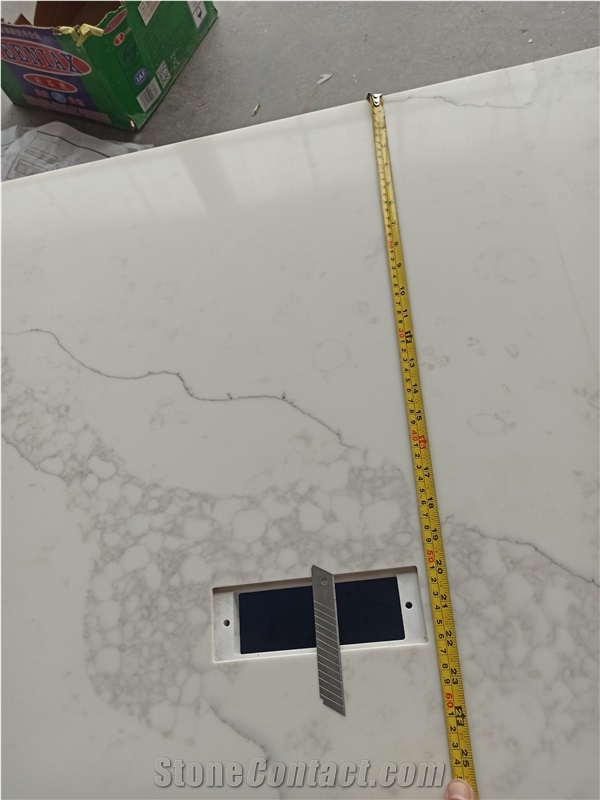 Calacatta White Series 5046 Quartz  Solid Surface Countertop