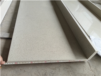 GOLDTOP 1013 Grey Galaxy Light Quartz Kitchen Tops